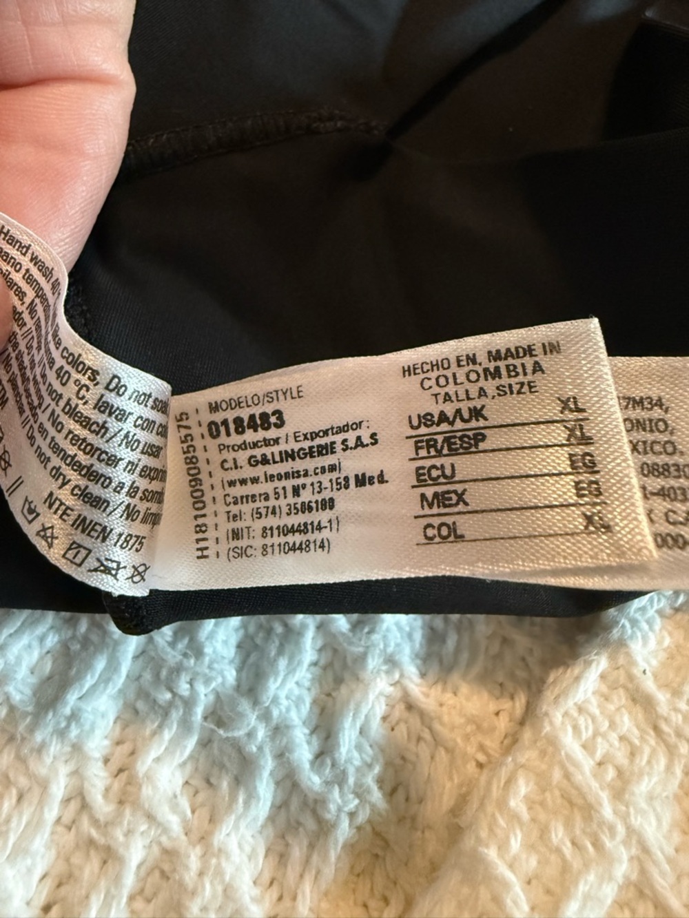 Leonisa XL Black Shapewear Romper Shorts Booty Scrunch Sculpting - Picture 7 of 9